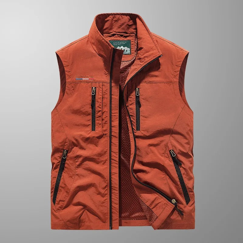Hermann™ - Gilet cargo léger et respirant avec de multiples poches