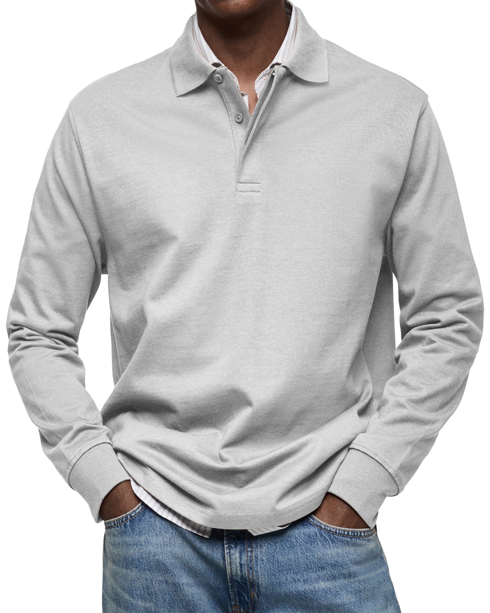 Polo Casual Alexandre™ à Manches Longues