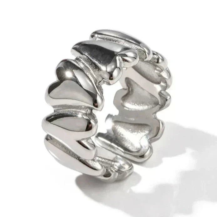 Aline | Bague Cœur Enveloppante
