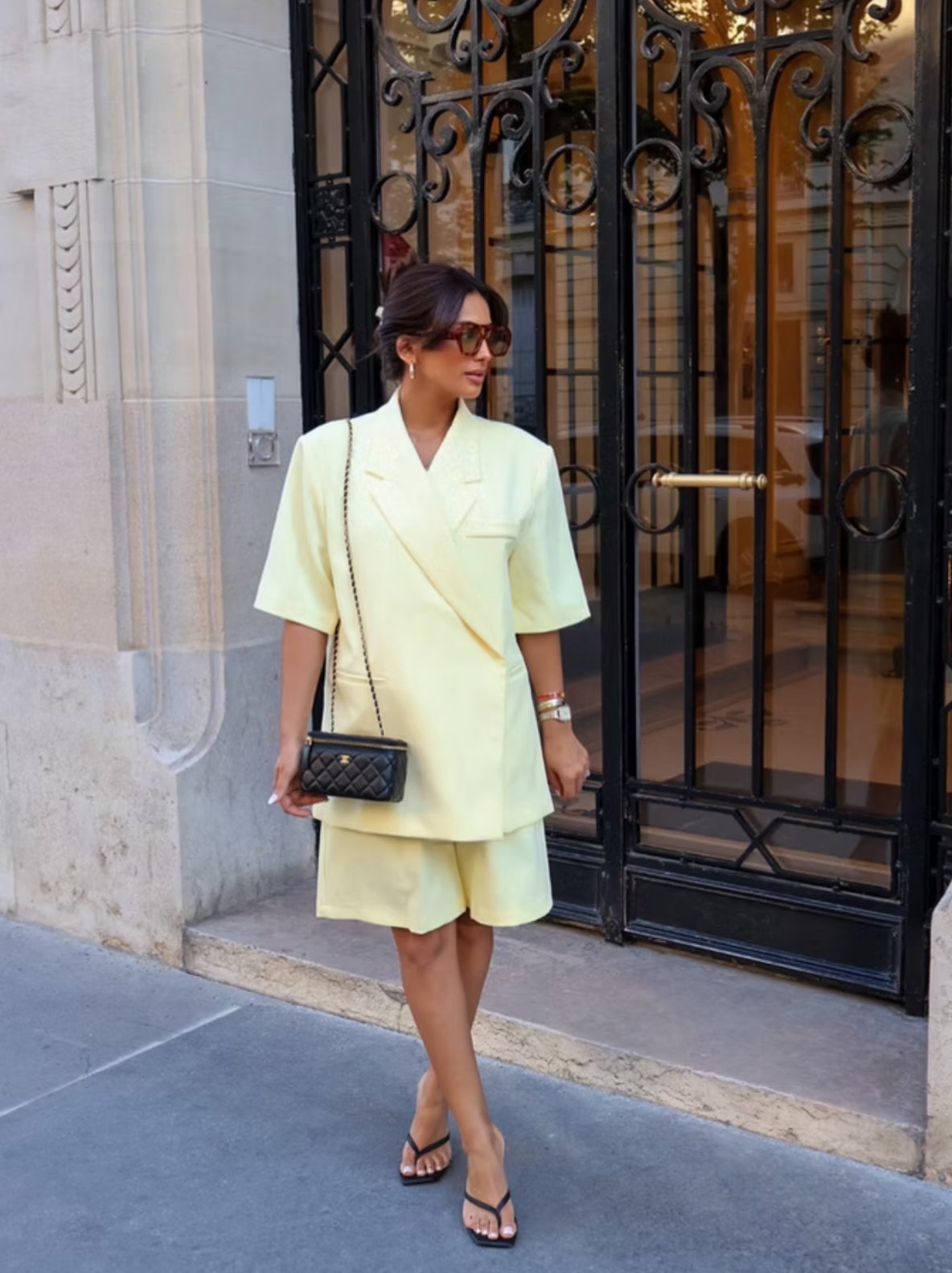 NOMU&KAEL | Blazer jaune beurre