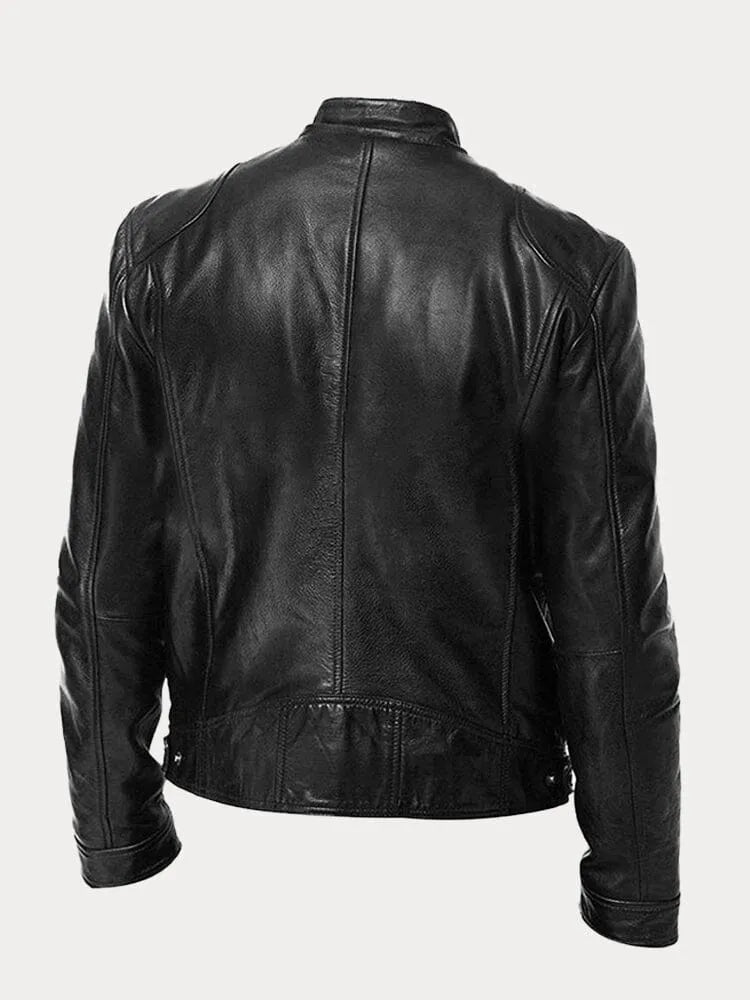Tobias™ - Veste en cuir casual