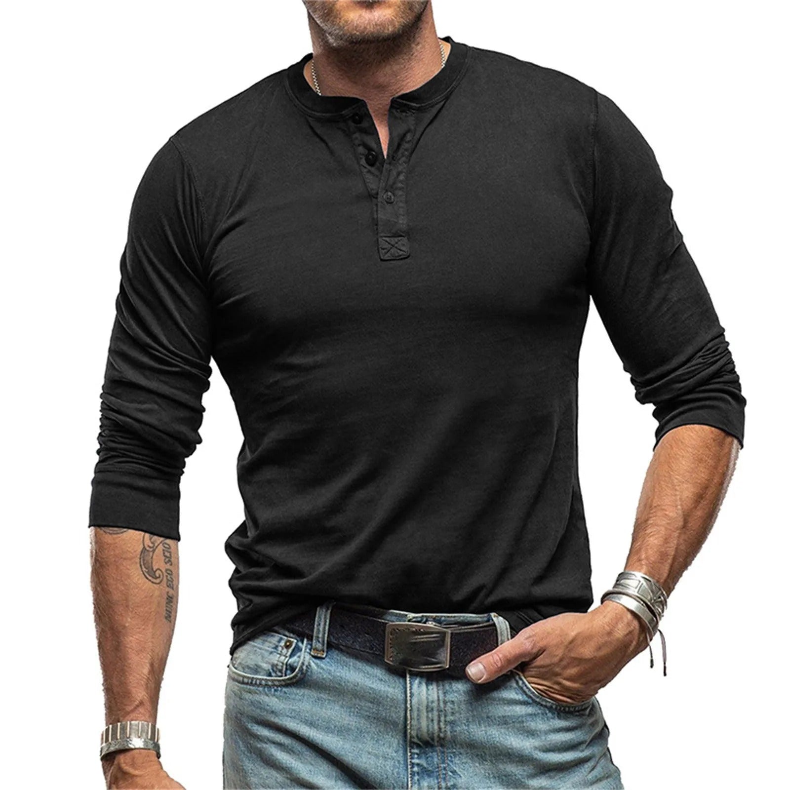 Chemise à manches longues vintage Darell™