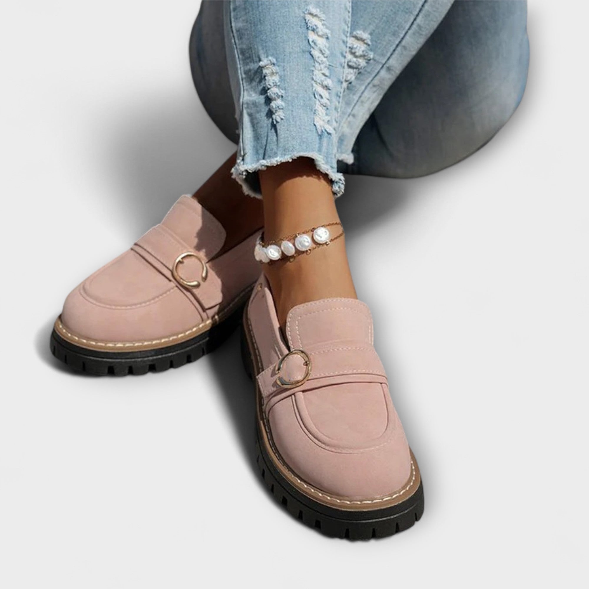 Lora – Mocassins Décontractés avec Bout Rond