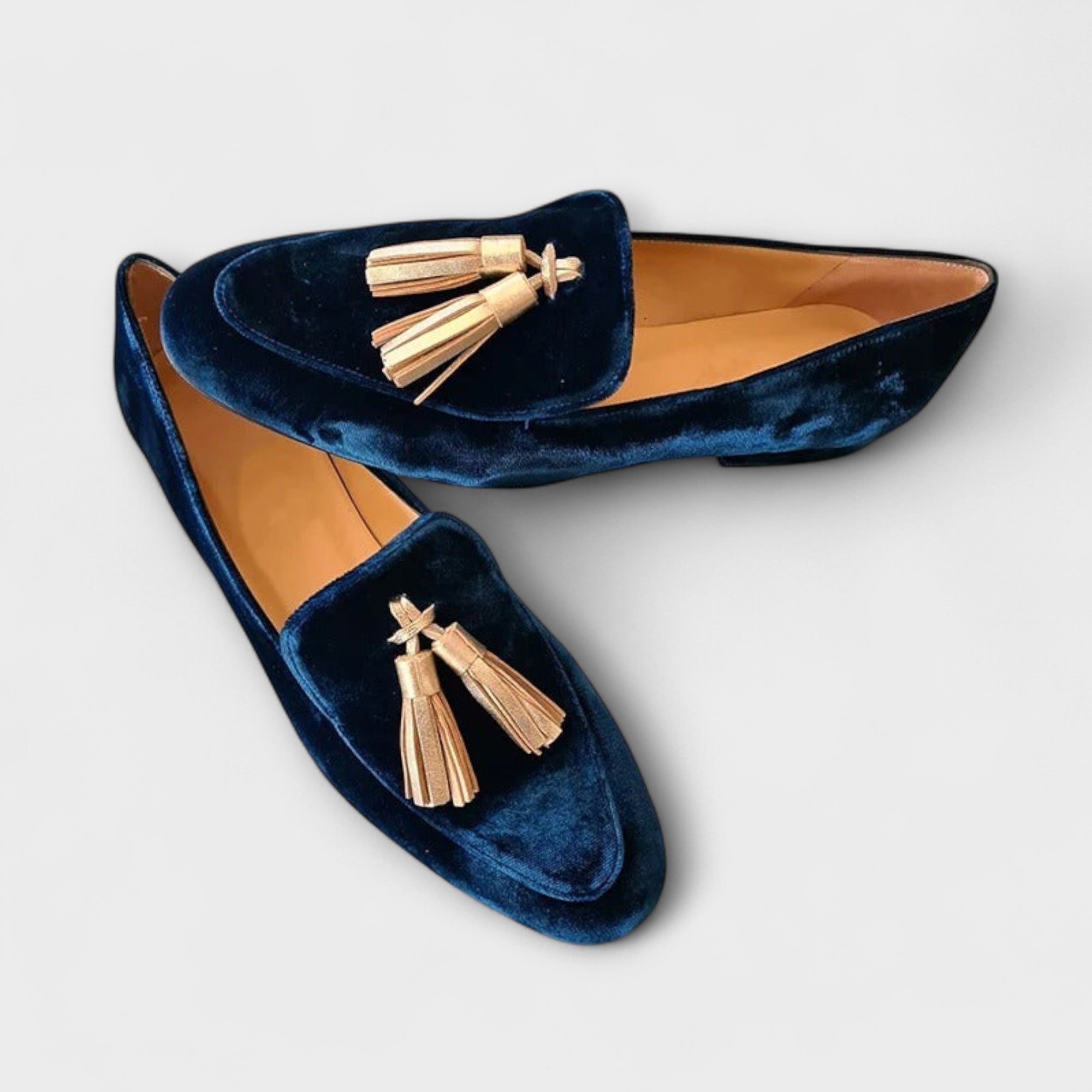 Quinnlyn – Mocassins vintage inspirés avec franges