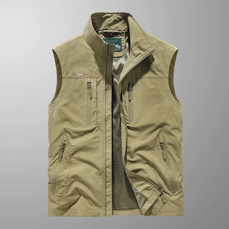 Hermann™ - Gilet cargo léger et respirant avec de multiples poches
