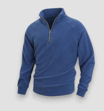 Claude™ | Sweat Casual à Demi-Fermeture Éclair
