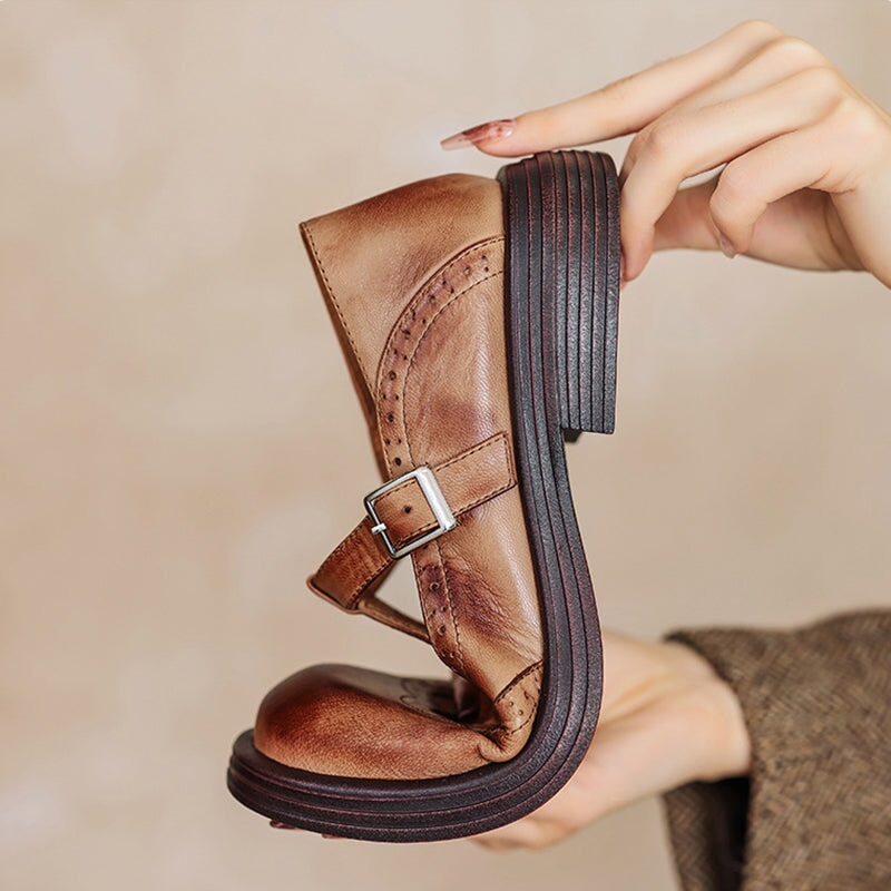 N&K | MARY JANES ÉLÉGANTES EN CUIR