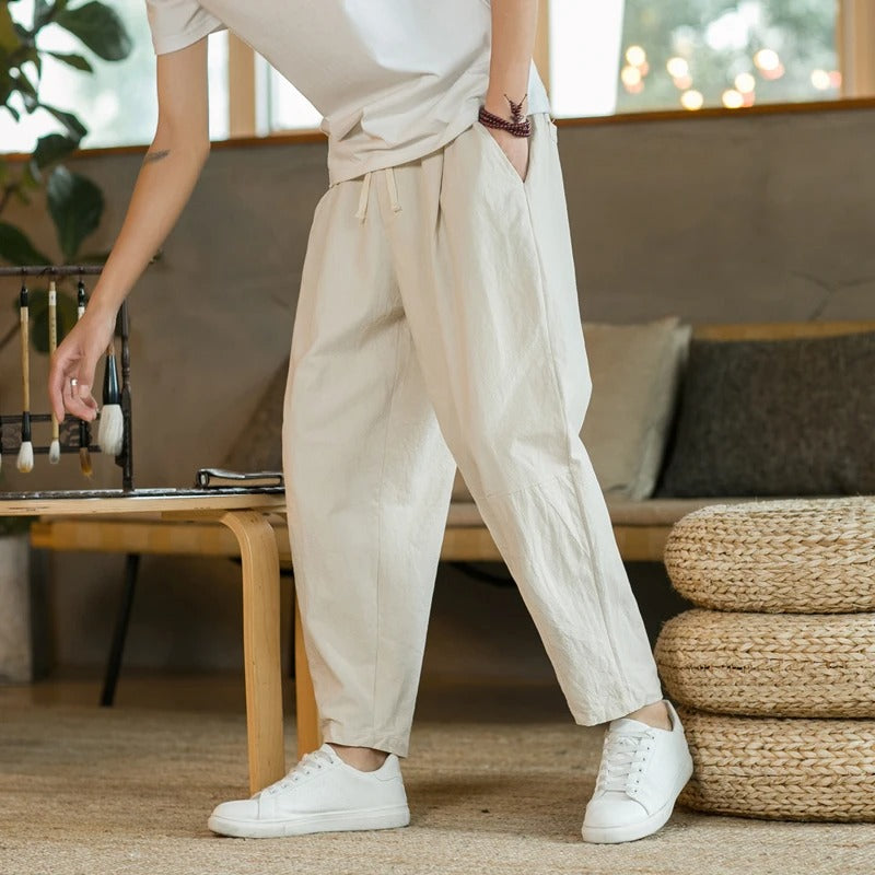 Vallier | Pantalon d'été en lin léger
